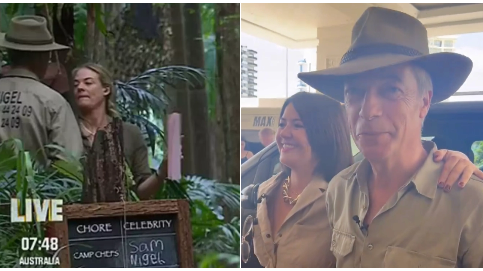 What I'm A Celeb producer whispered to Nigel Farage after he came third behind Tony Bellew and Sam Thompson