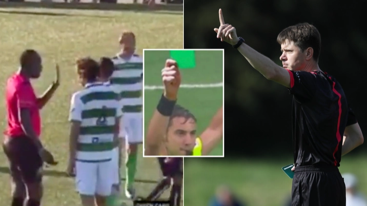What happens when a player receives little-known green card in football