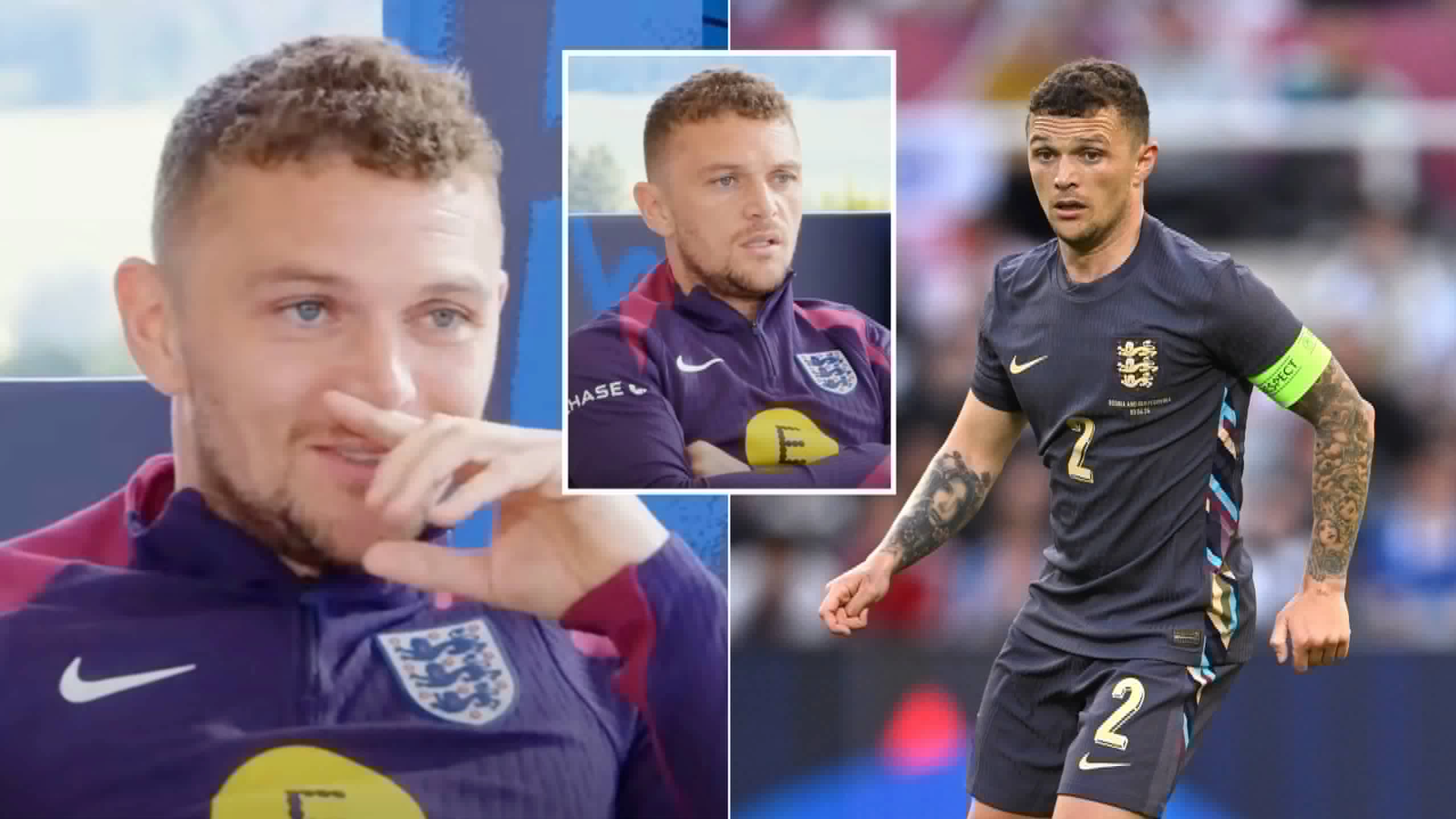One England player 'burst out laughing' during Kieran Trippier's first-ever captain speech ahead of Euro 2024 