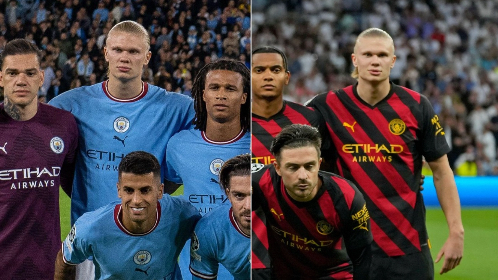 Fans think Erling Haaland is copying Cristiano Ronaldo with pre-match habit