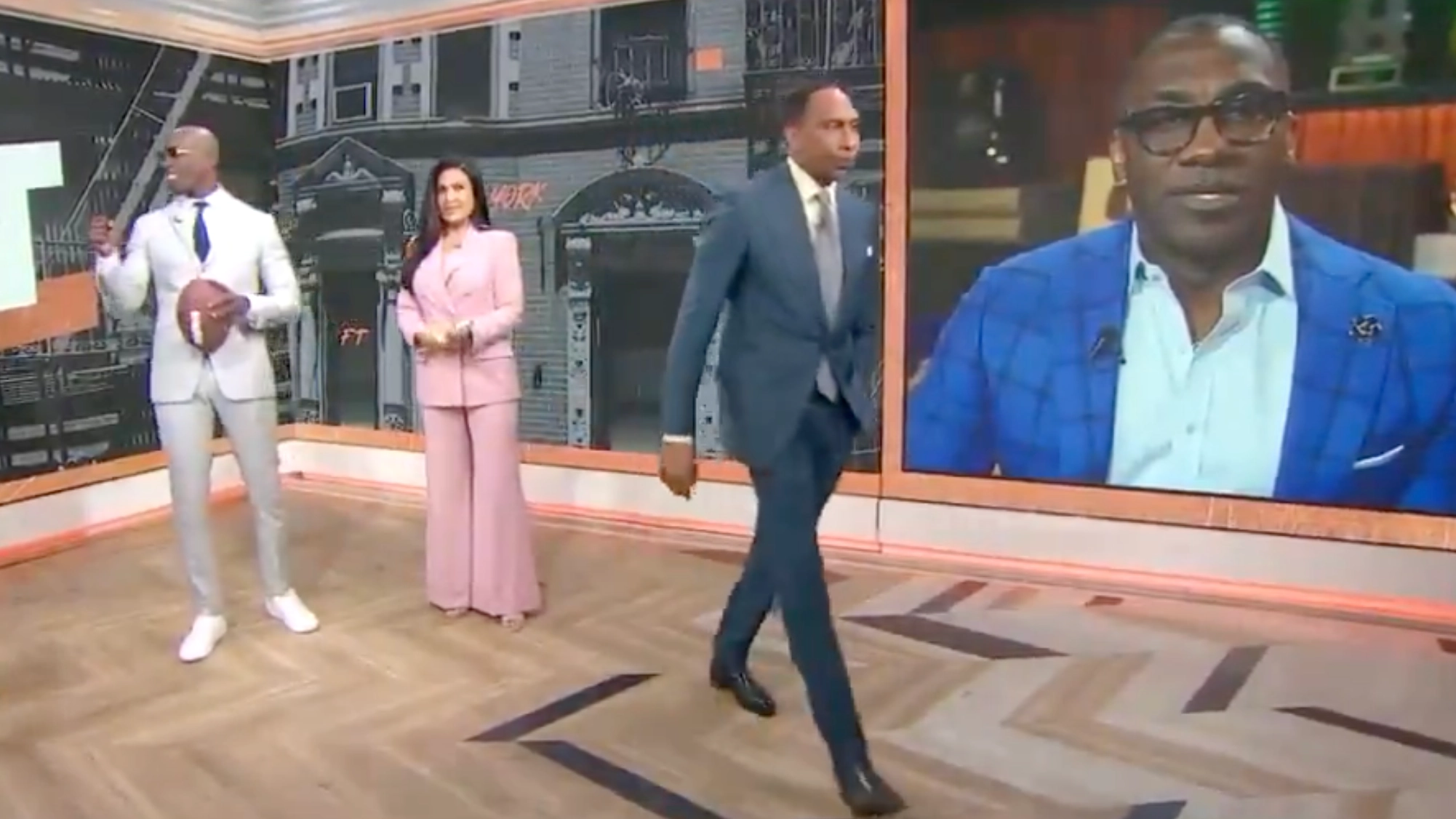 Stephen A Smith storms off ESPN set after hearing what ex-NFL star said about his family