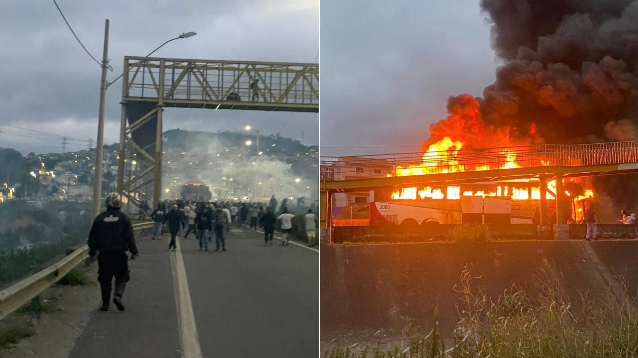 Brazilian football supporter 'burns alive' in horrific ambush from rival fans