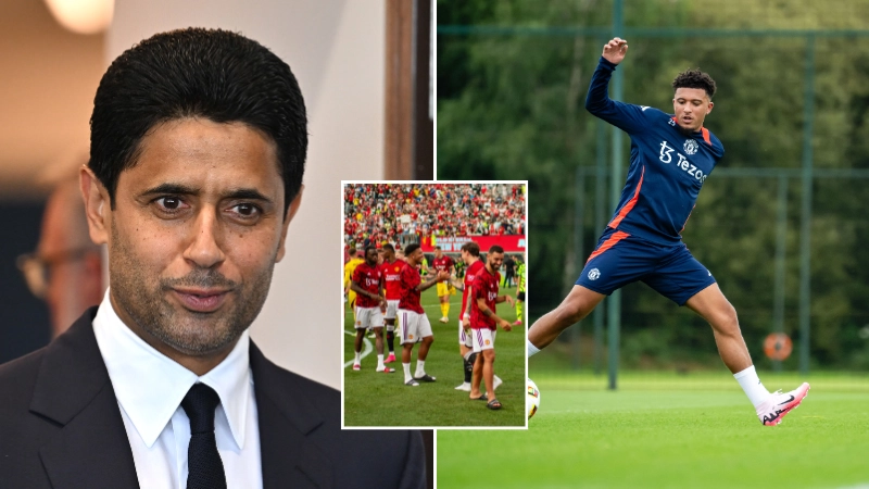 PSG express interest in move for second Man Utd player after Jadon Sancho talks come to light
