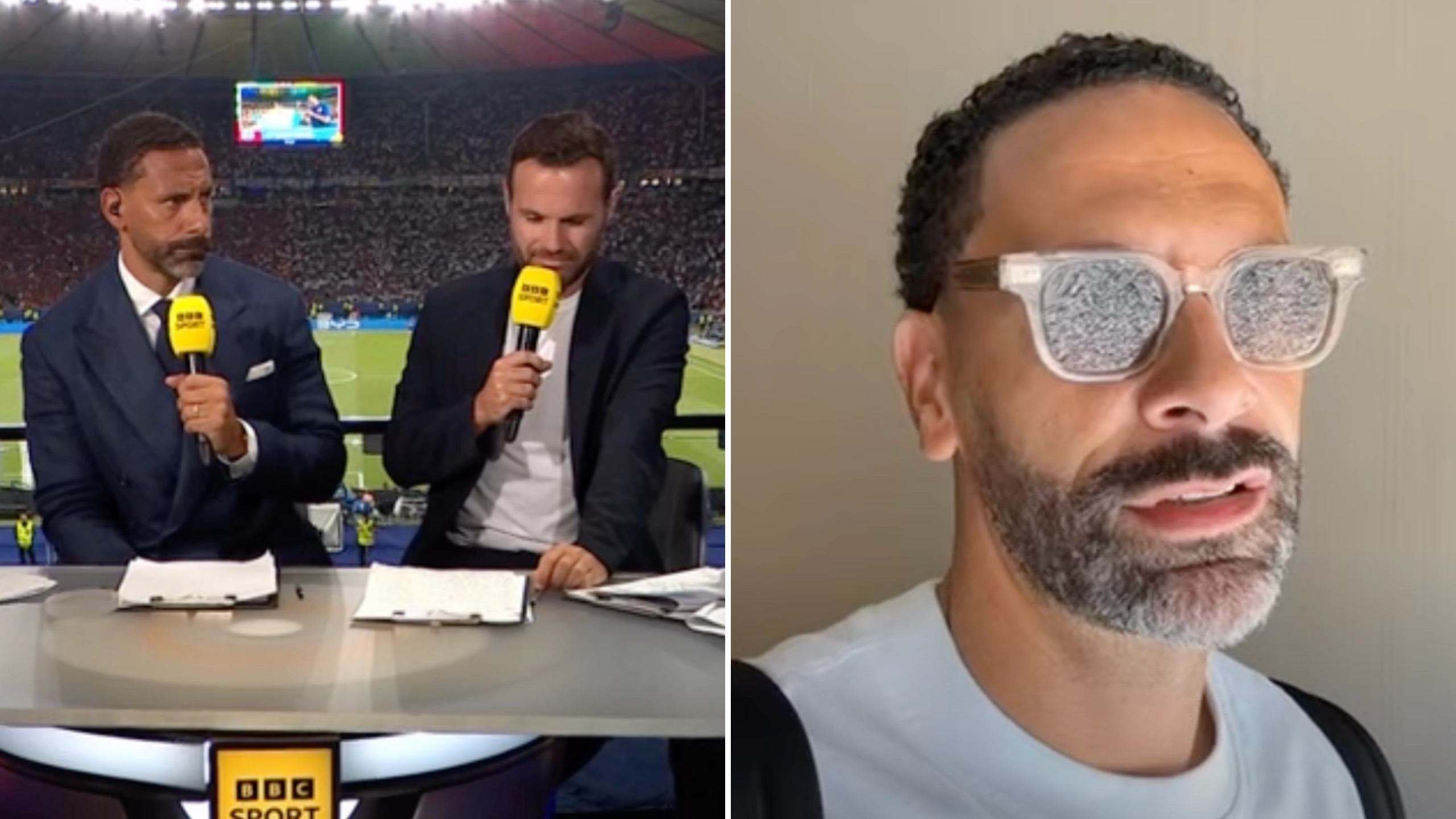 Rio Ferdinand issues incredibly sarcastic response to fan who mocked him with savage Juan Mata comment
