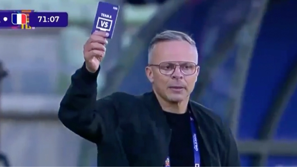 Purple Card Shown in Morocco vs France Match as Rule Explained