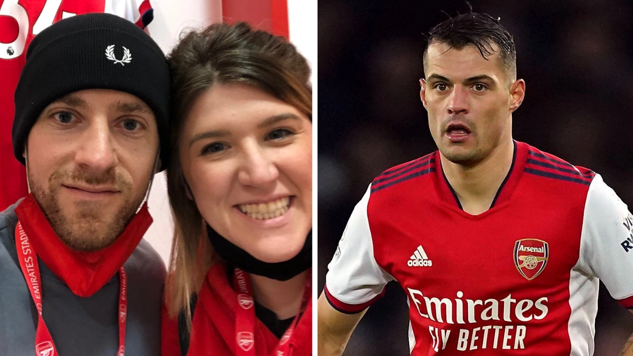 Arsenal Fan Thanks Granit Xhaka For Heartwarming Gesture After Wolves Postponement