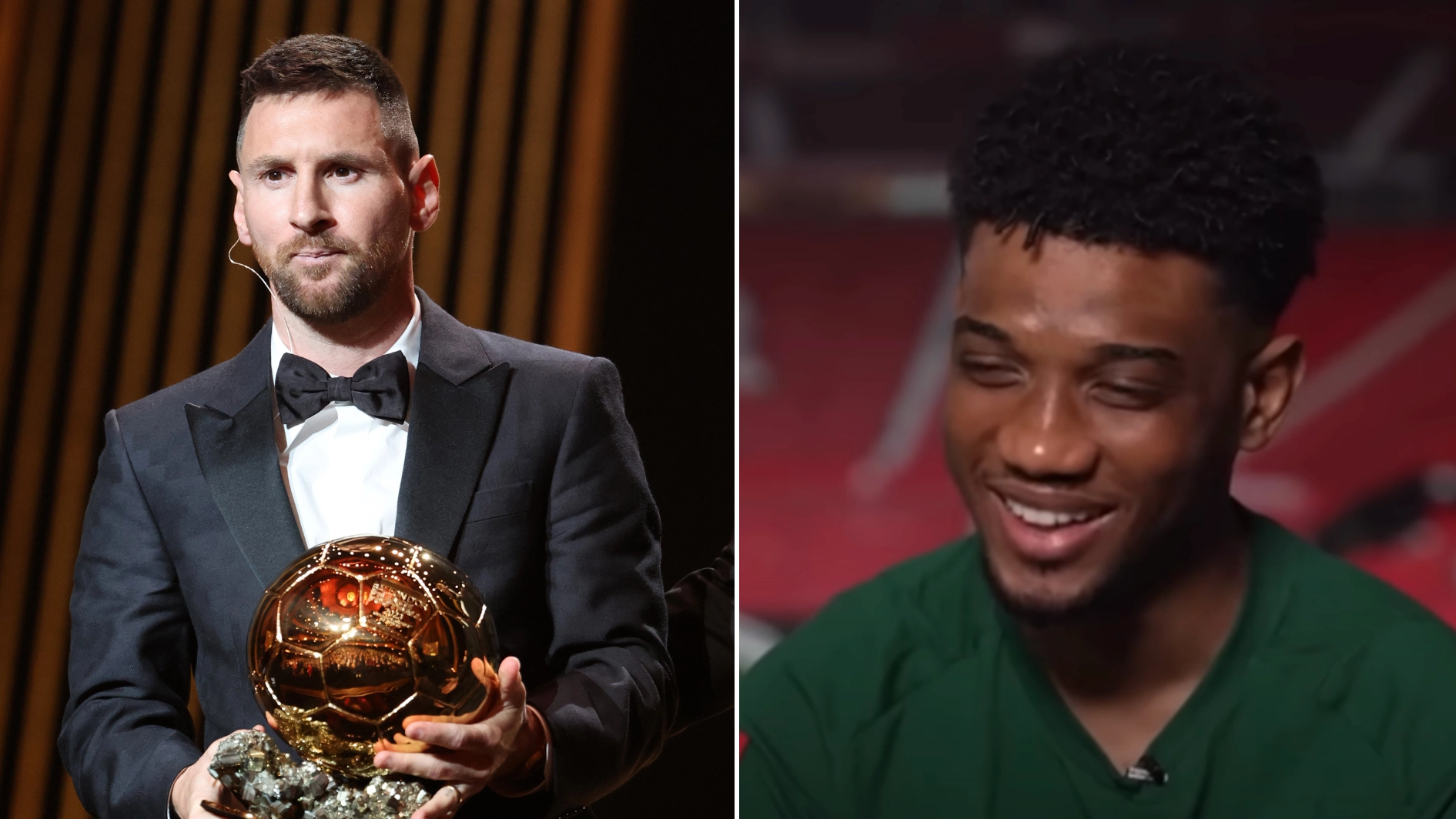 Amad Diallo risks angering former Man Utd teammate Cristiano Ronaldo with Lionel Messi comment