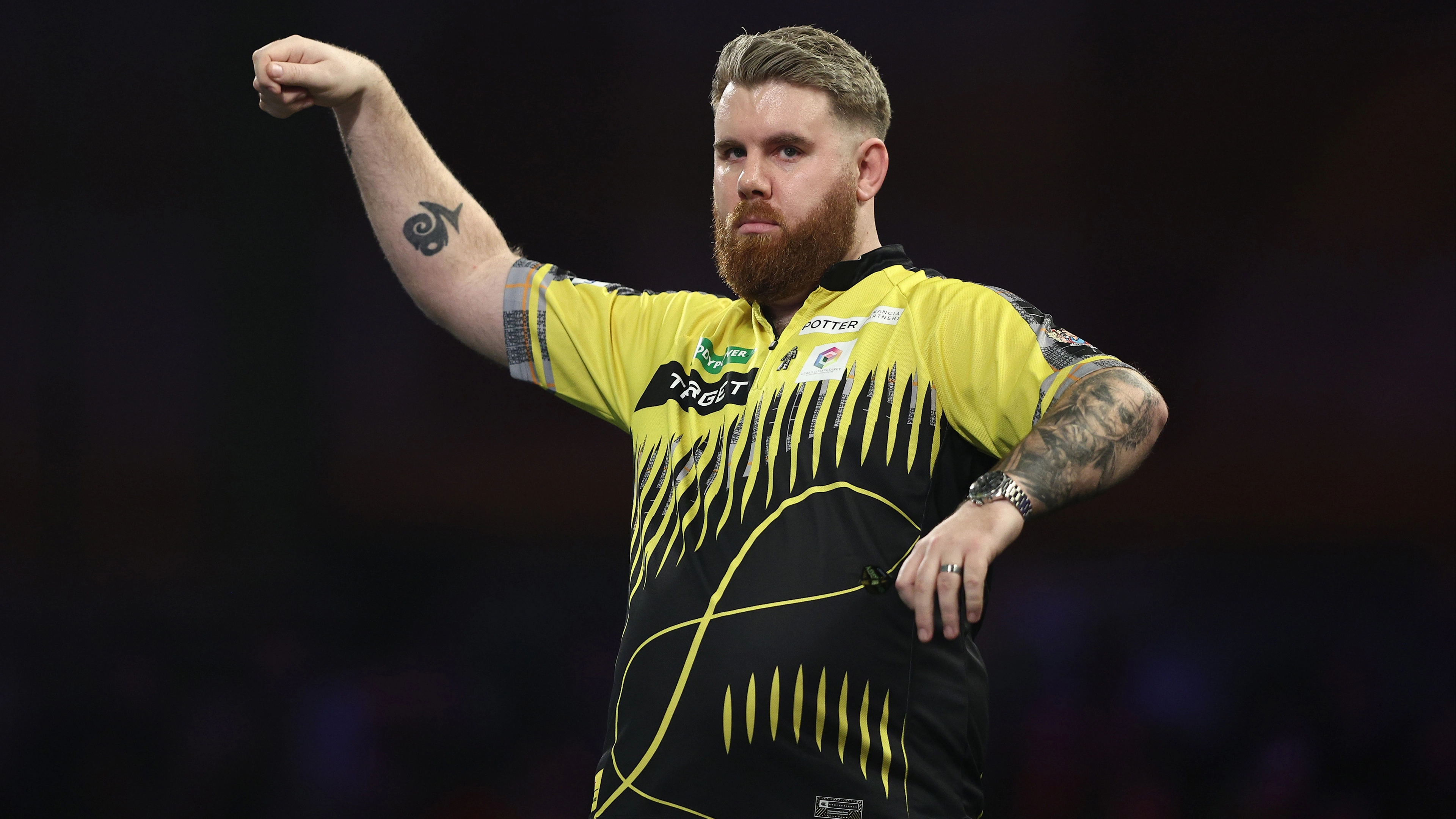 Darts star offered rival outside after incident during Masters qualifier