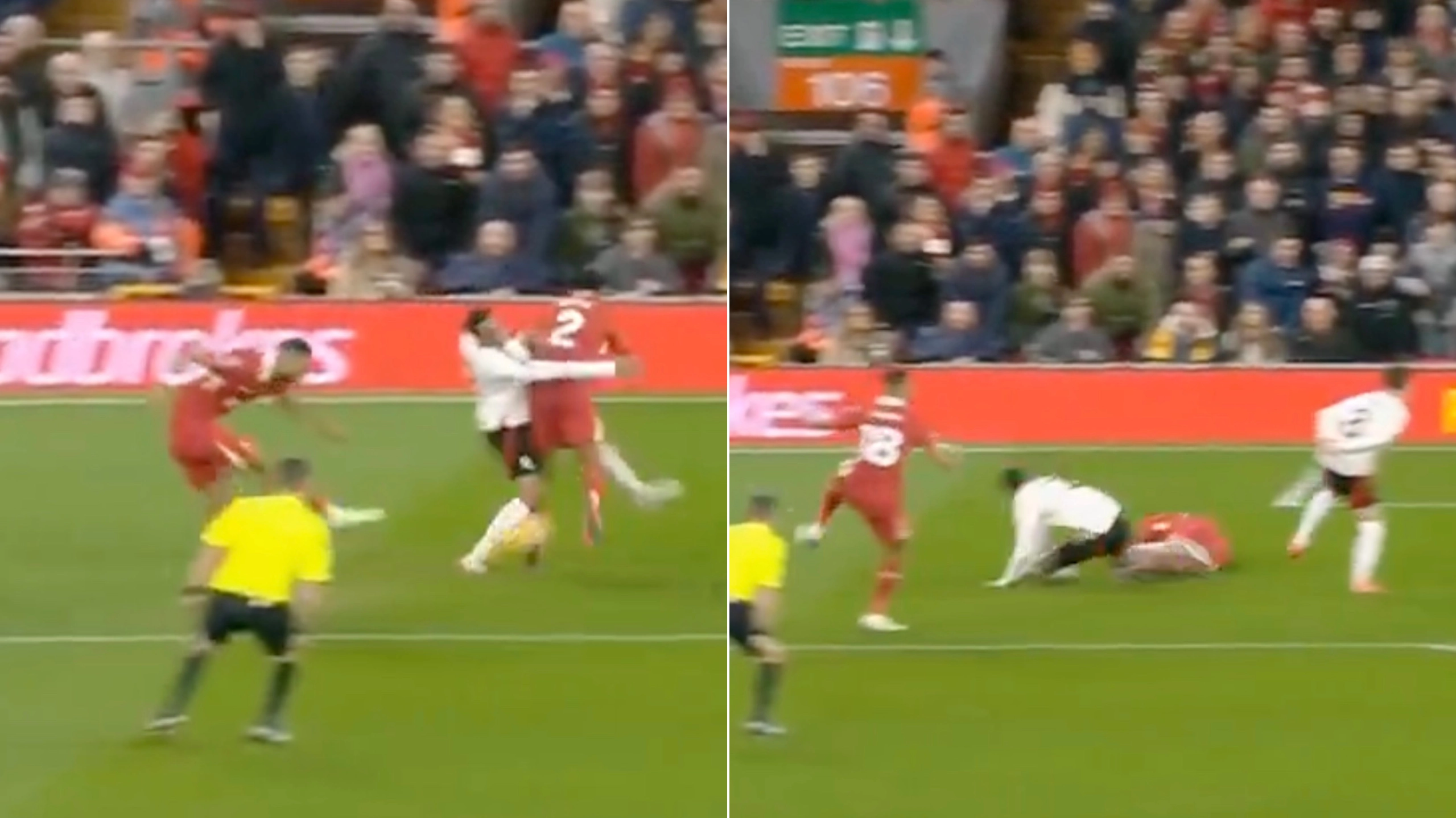 Fans stunned by controversial Liverpool penalty decision which cost them against Fulham