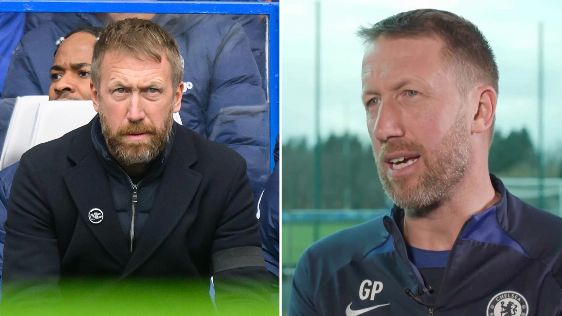 Chelsea manager Graham Potter reveals he and his family have received death threats