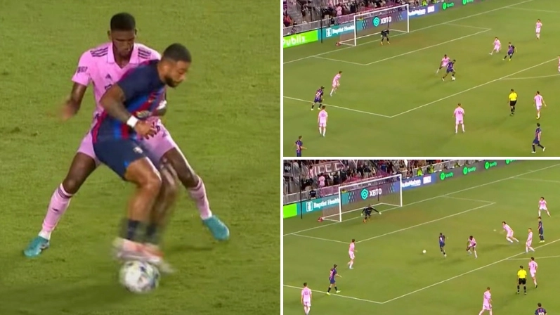 Memphis Depay Pulls Off Brilliant Skill In Barcelona Vs Inter Miami