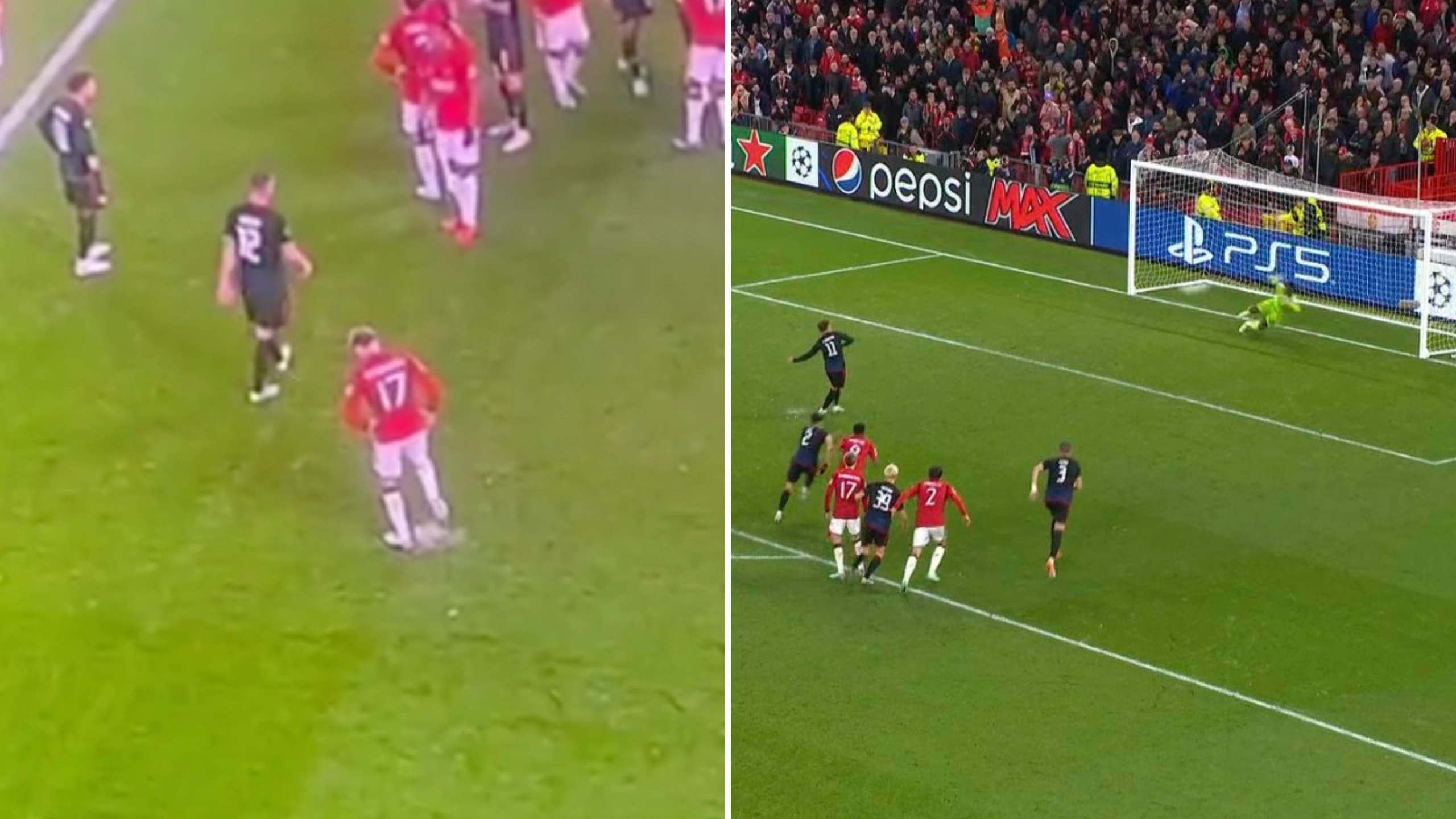 Andre Onana saves penalty in stoppage time as Man United secure huge win in the Champions League