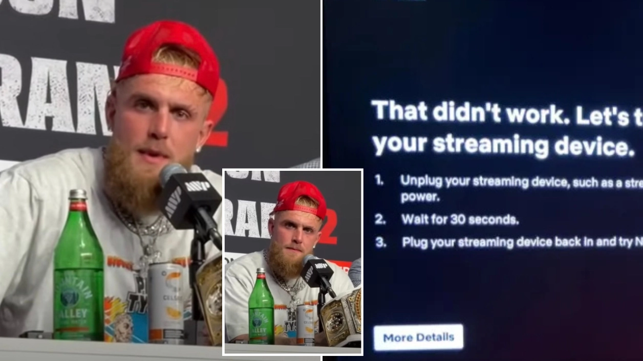 Jake Paul speaks out on Netflix stream crashing during Mike Tyson event and makes his feelings very clear