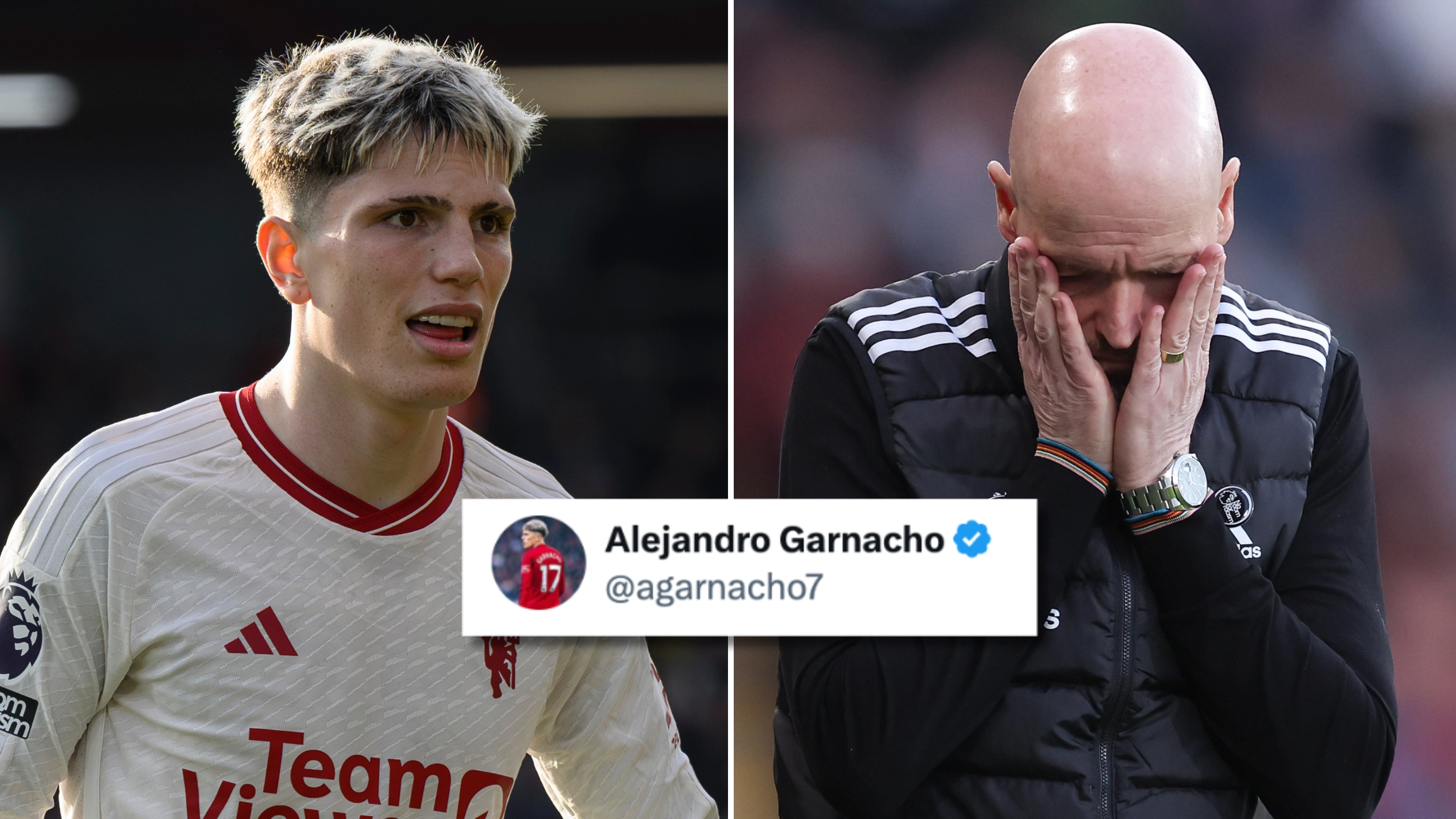 Man Utd issue official response to Alejandro Garnacho tweet controversy as Erik ten Hag takes action