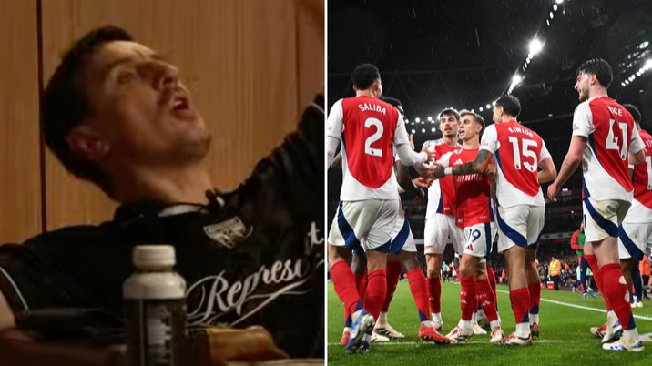 Gary Neville loses his head and calls Arsenal man the 'most annoying person in football' during Man Utd defeat