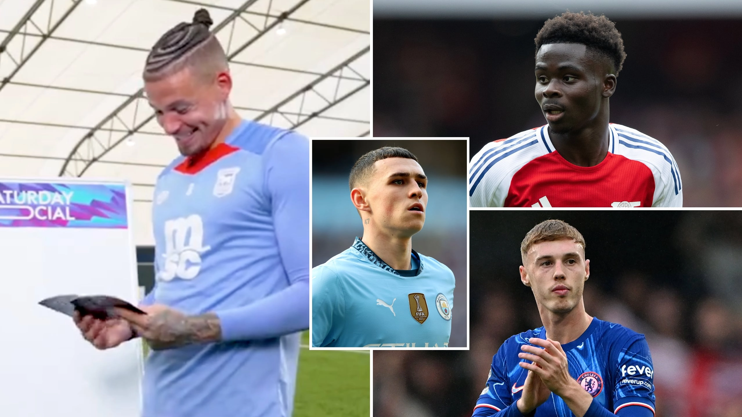 Kalvin Phillips settles the Phil Foden, Bukayo Saka and Cole Palmer debate before saying 'he's going to hate me for this'