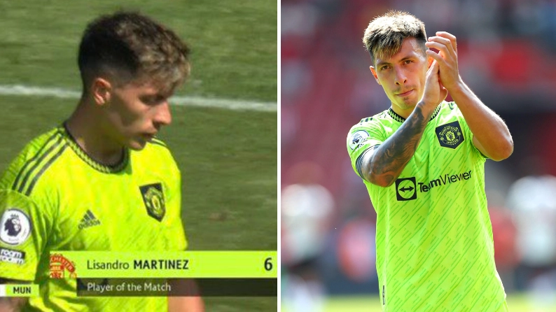Lisandro Martinez has won 83 per cent of aerial duels in the Premier League this season