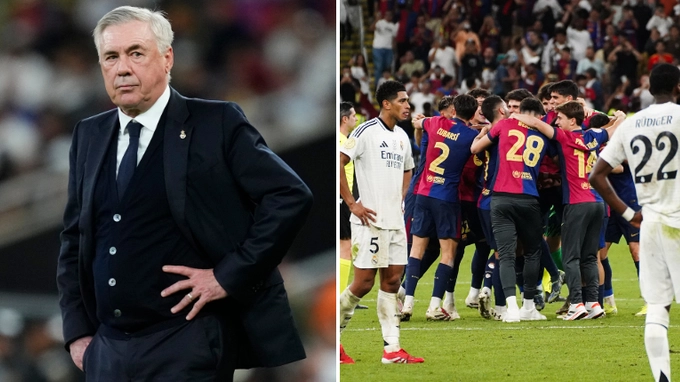 Real Madrid dressing room has 'lost confidence' in one of Carlo Ancelotti's key players after Barcelona thrashing