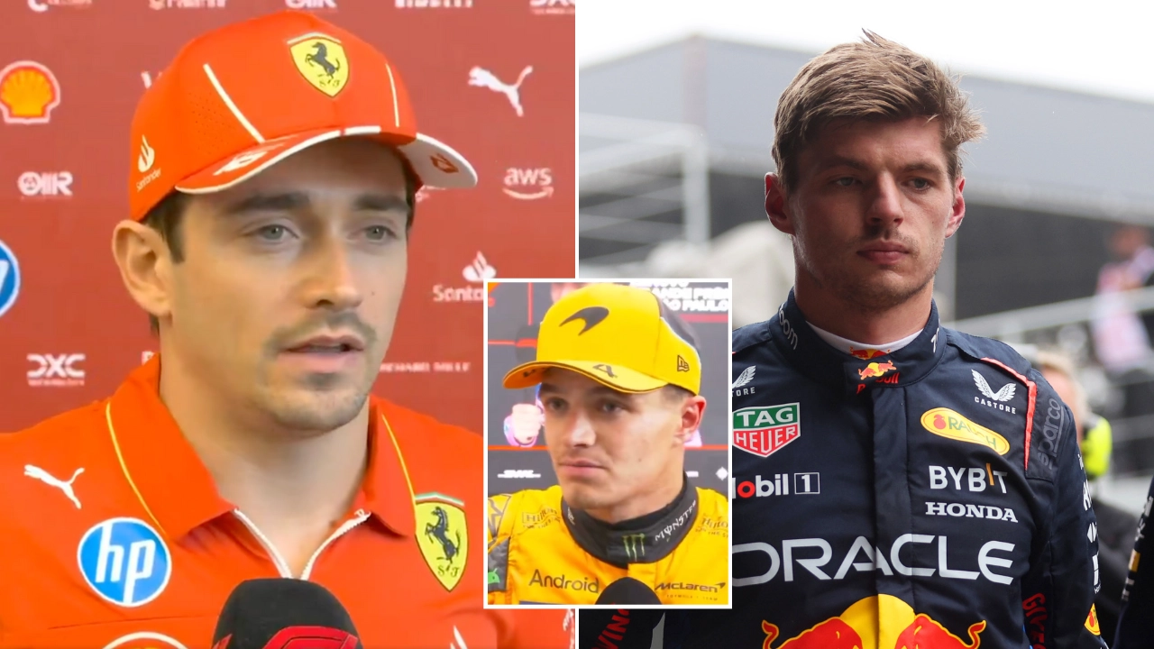Charles Leclerc makes his feelings clear on Max Verstappen after 'luck not talent' comment from Lando Norris