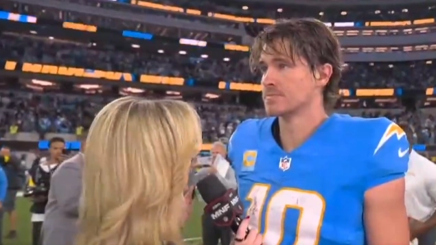NFL Star Slammed for Conduct While Being Interviewed on Live TV After Game