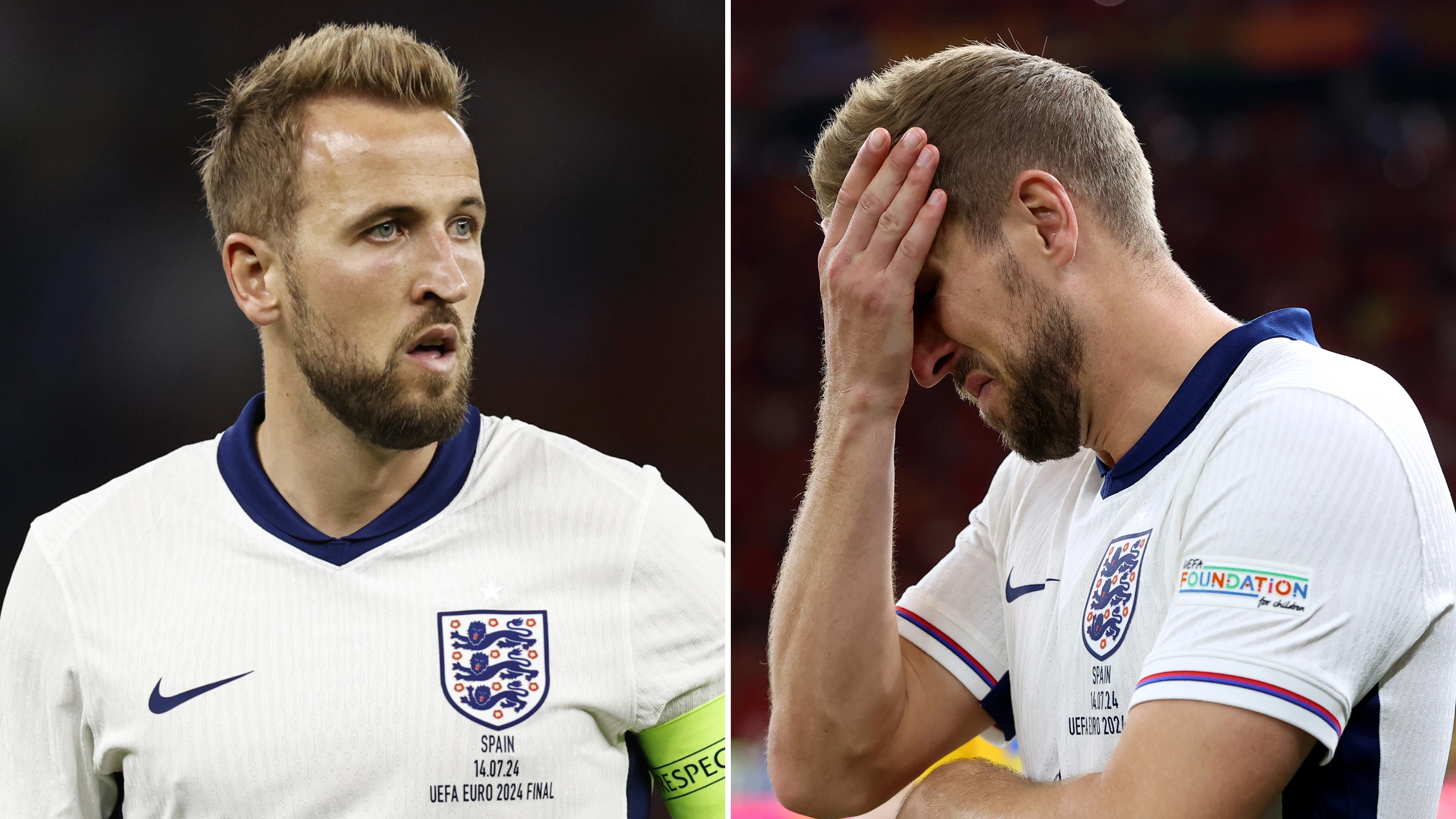 Harry Kane breaks England players' social media silence with 'heartbreaking' message after Spain defeat