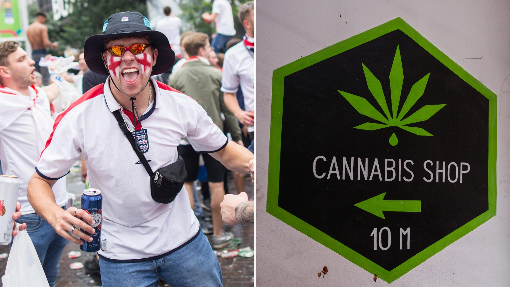 German police make bizarre cannabis request to England fans ahead of first Euro 2024 game