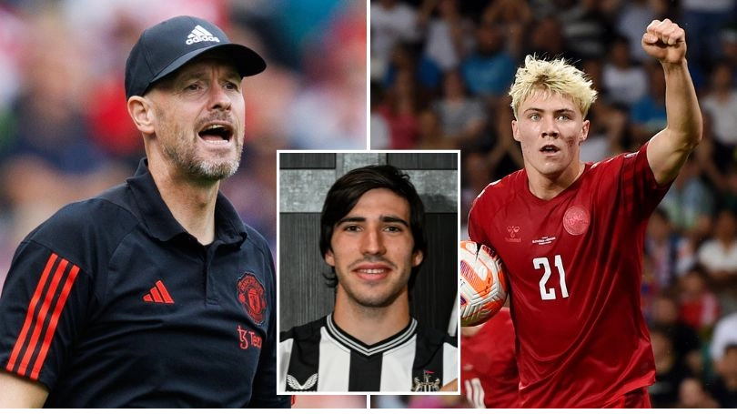 Sandro Tonali provided Man Utd with €46million transfer windfall as Erik ten Hag eyes Rasmus Hojlund