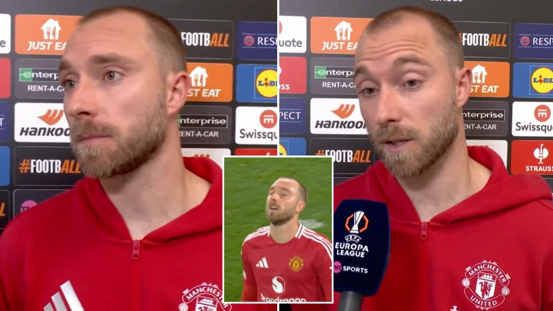 Christian Eriksen gives brutally honest interview after Man Utd draw vs FC Twente as he says 'that's can't be right'
