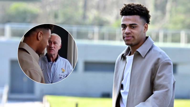 Desire Doue arrives late for first day with France squad and Didier Deschamps' reaction speaks volumes