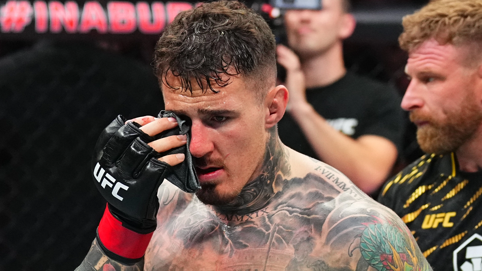 French Media Call Out Tom Aspinall After Eye Poke Controversy With Ciryl Gane