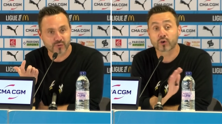 Roberto De Zerbi offers to quit as Marseille manager 'with nothing' in explosive press conference after defeat