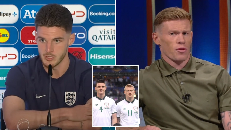 Declan Rice fires back at James McClean with surprising response after 'overrated' and 'not world class' comments