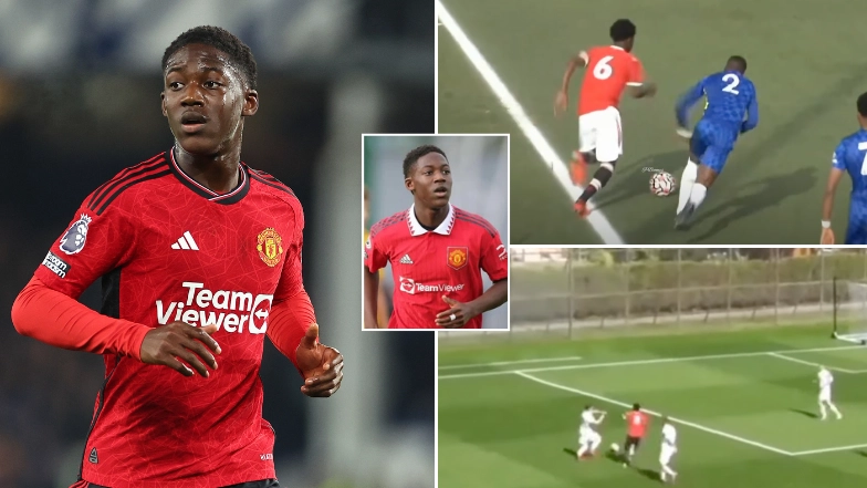 Kobbie Mainoo played in THREE different positions before becoming a central midfielder