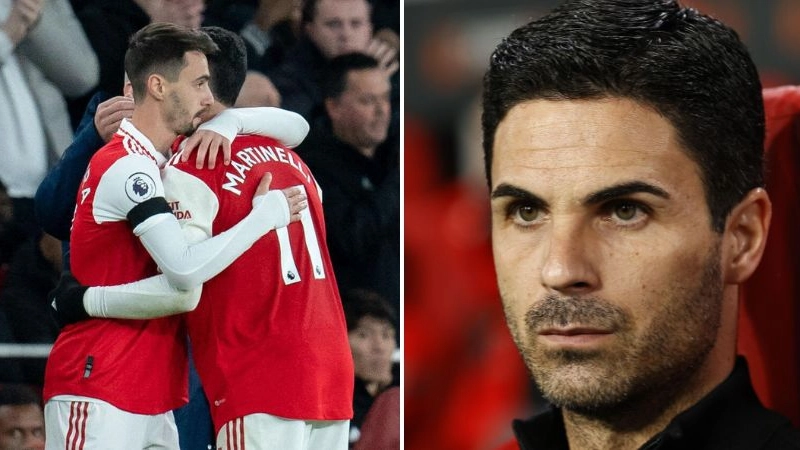 Neville claims Arteta no longer trusts forgotten Arsenal star