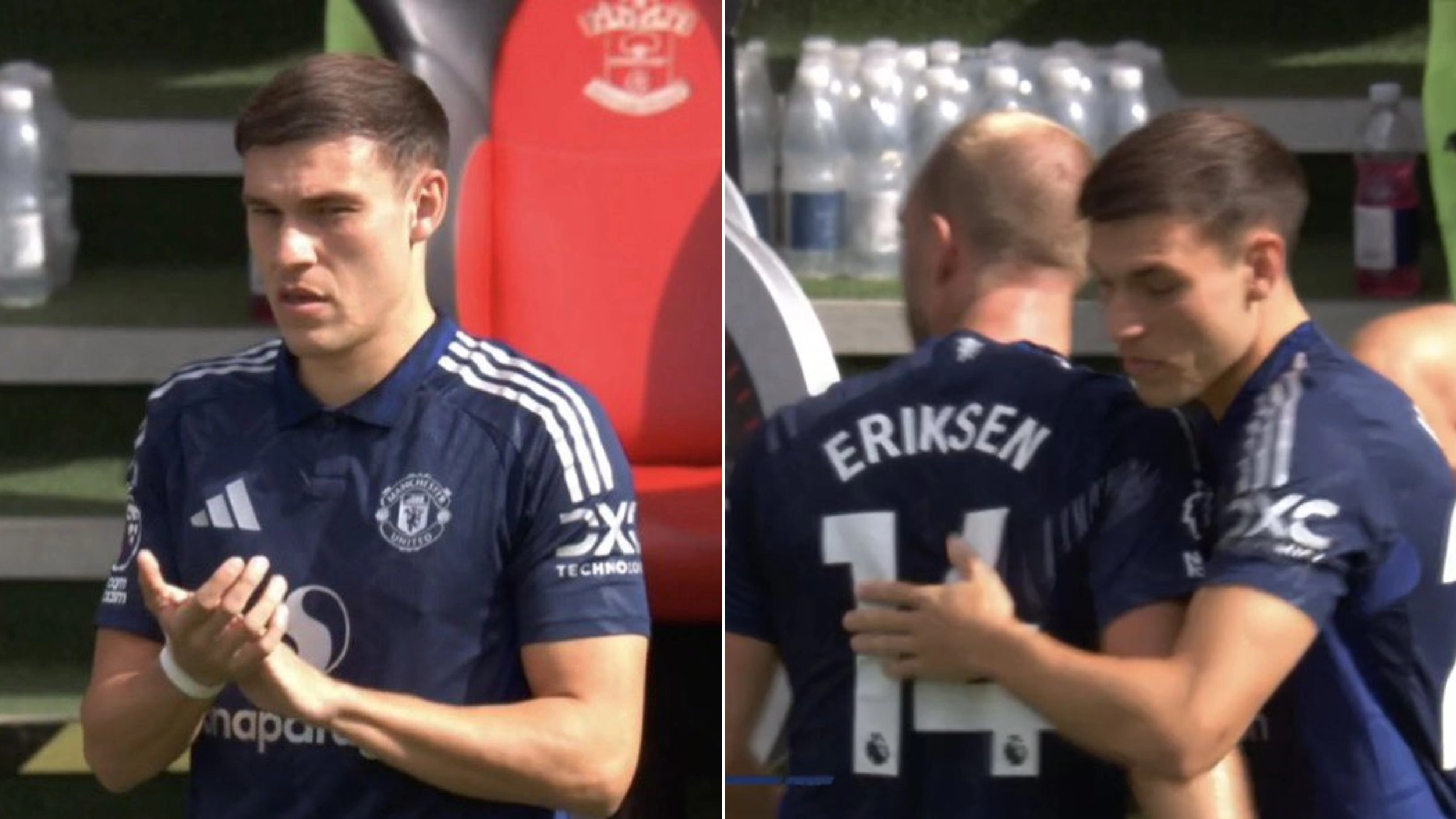 Man Utd fans all making the same point about Manuel Ugarte as new signing makes debut against Southampton