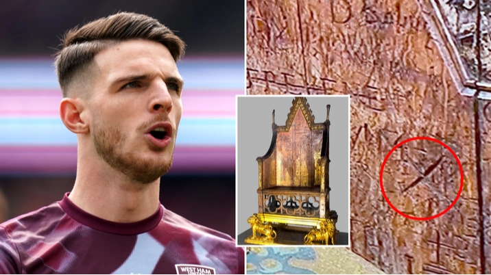 West Ham fans find secret engraving in ancient coronation throne