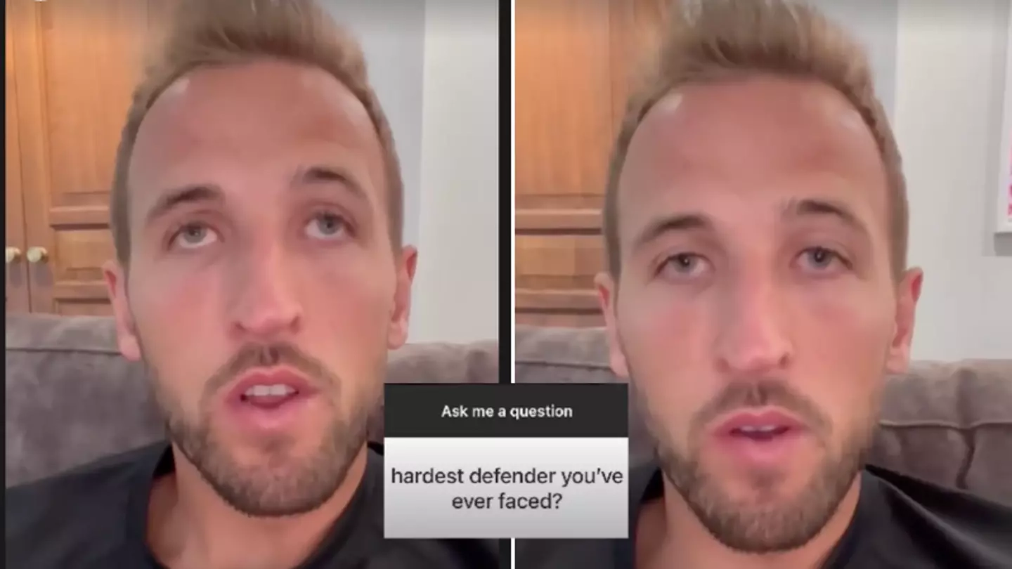 Harry Kane didn't hesitate when naming the two toughest defenders he has faced in his career