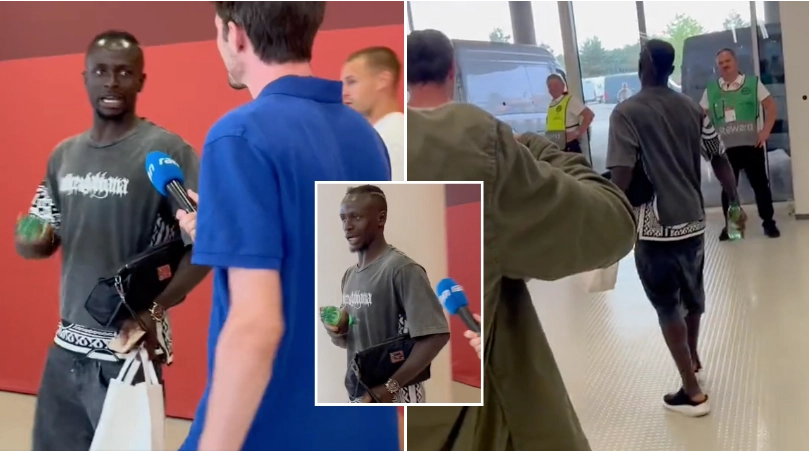 Sadio Mane refuses to give German media an interview and says 'you're killing me every day'