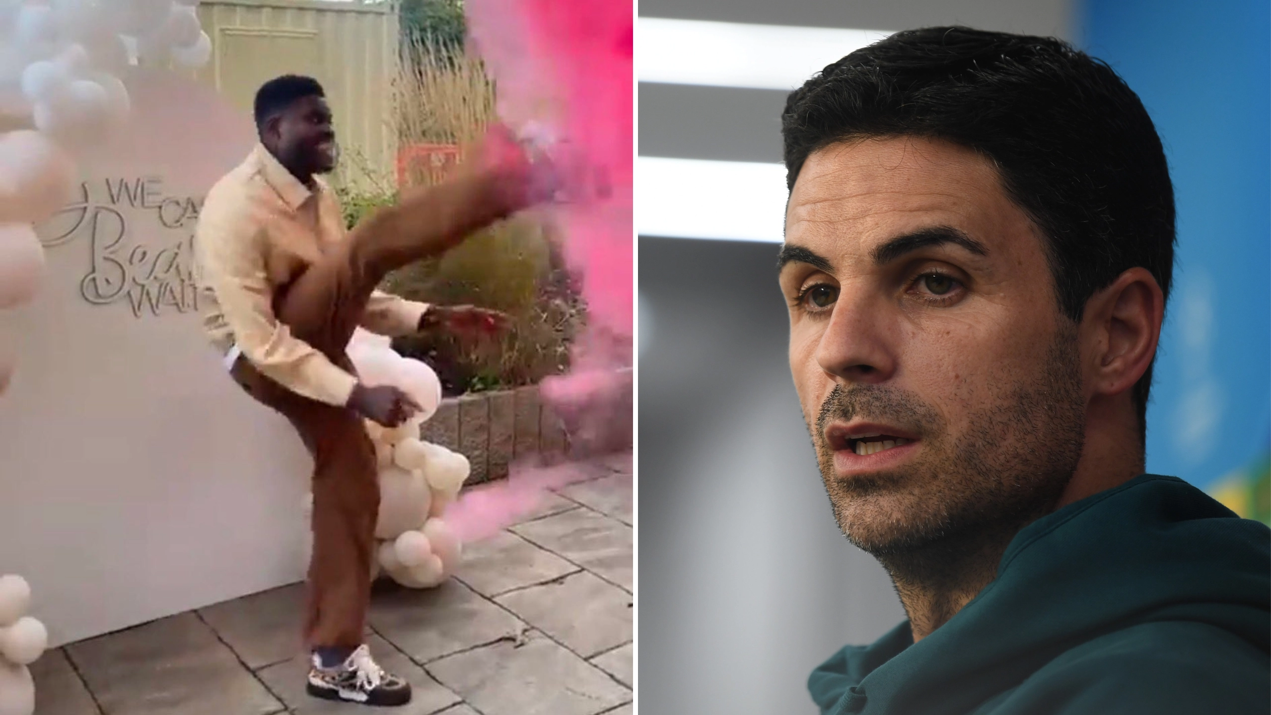 Arsenal fans think they know how Thomas Partey suffered his 'muscle issue'