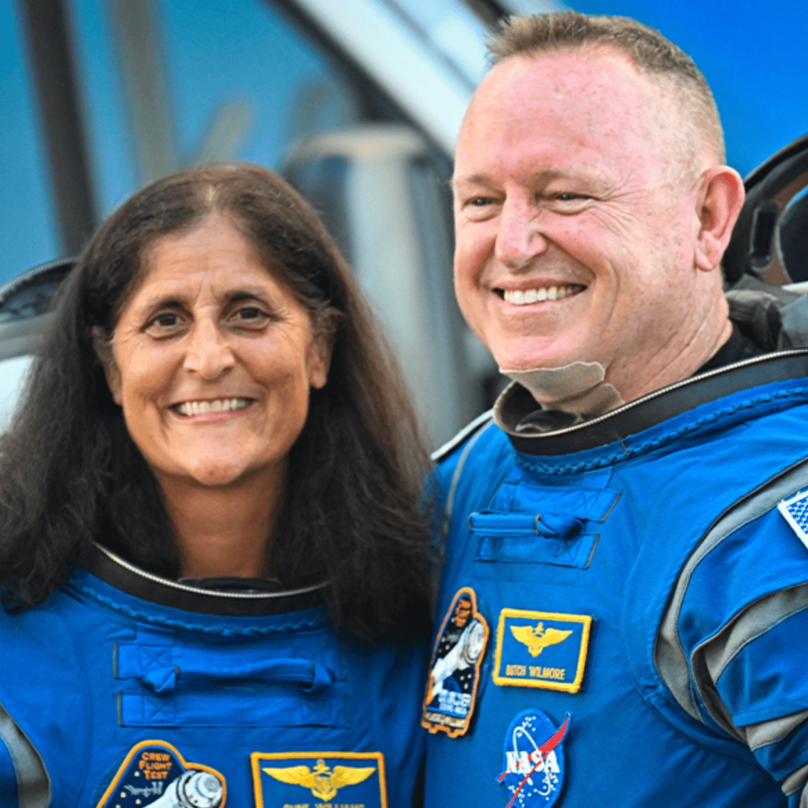 Astronauts 'stranded in space' give simple answer when asked if they're concerned about returning home as NASA has days left to get them back