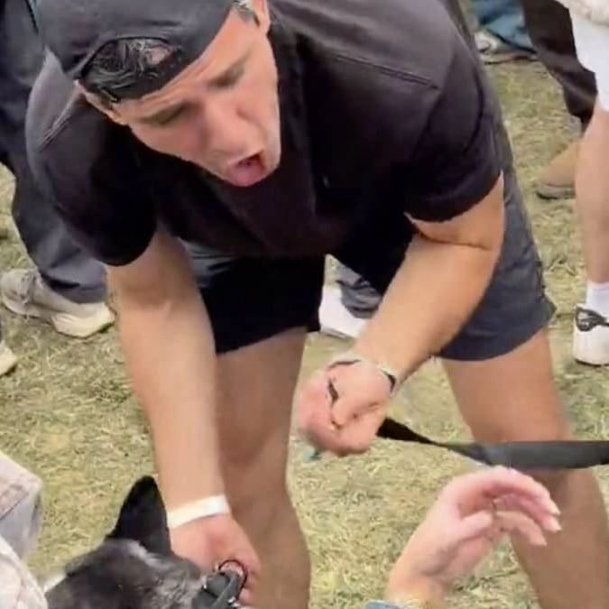 Tech CEO breaks silence after being branded 'dog abuser' following music festival clip