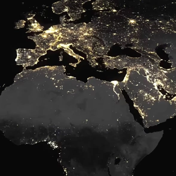 People are moved by 'heart breaking' images from NASA which tell dozens of stories about our populations