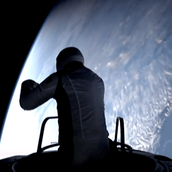 Billionaire's awe-inspiring first words as he completes 'dangerous' historic private spacewalk