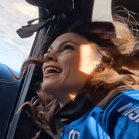 Female astronaut left 'crying in her seat' back home after her video with Blue Origin had to be removed
