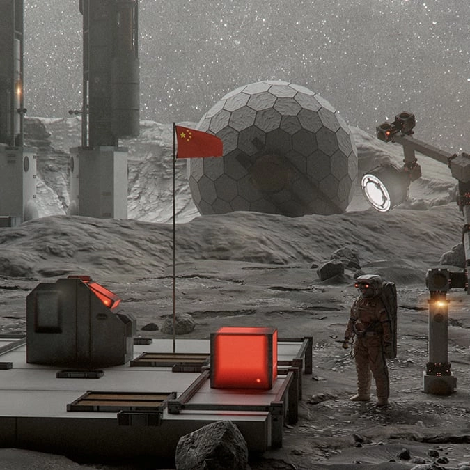 Retired Air Force general issues alarming warning as China confirms plan to build a nuclear plant on the Moon