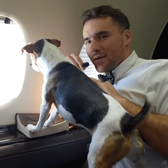 Man pays $6,000 buying ticket to fly on the first ever airline made for dogs