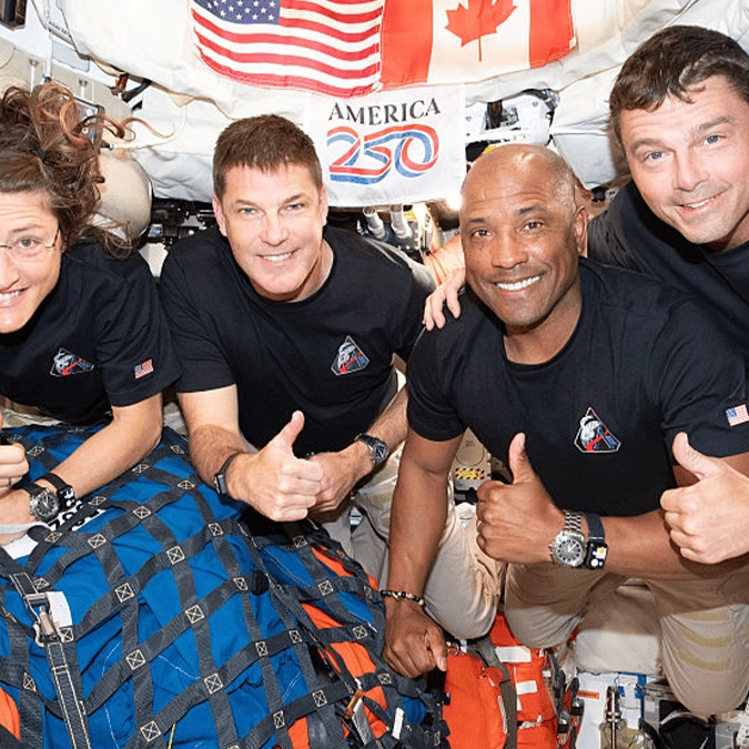Viewers notice awkward detail as Artemis 2 astronauts take call from Canada's PM Mark Carney