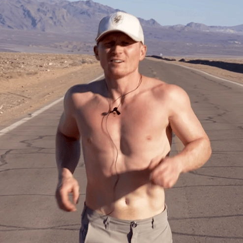 YouTuber runs marathon with zero training in the 'hottest place on Earth'