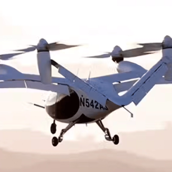 Almost silent air taxis are set to be as easy to use as Uber and could be in the skies by 2025