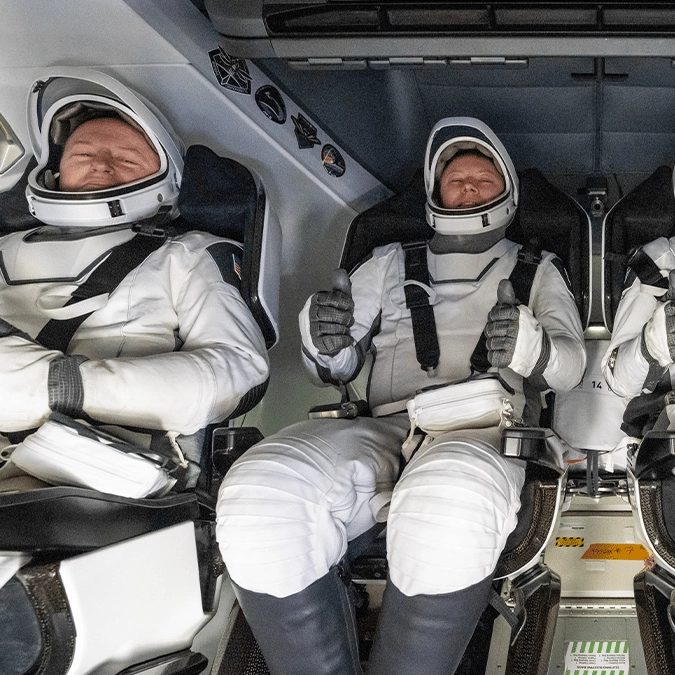 Iconic three-word phrase uttered by commander immediately after bringing 'stranded' NASA astronauts home to Earth